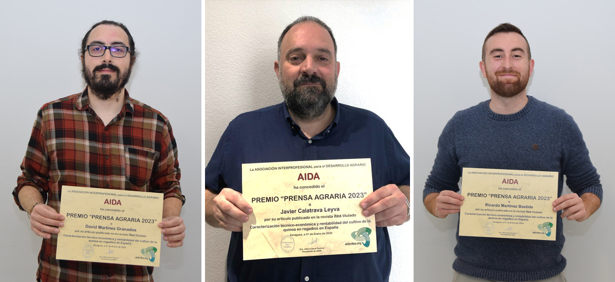 Premio Prensa Agraria a un artículo sobre la rentabilidad del cultivo de la quinoa